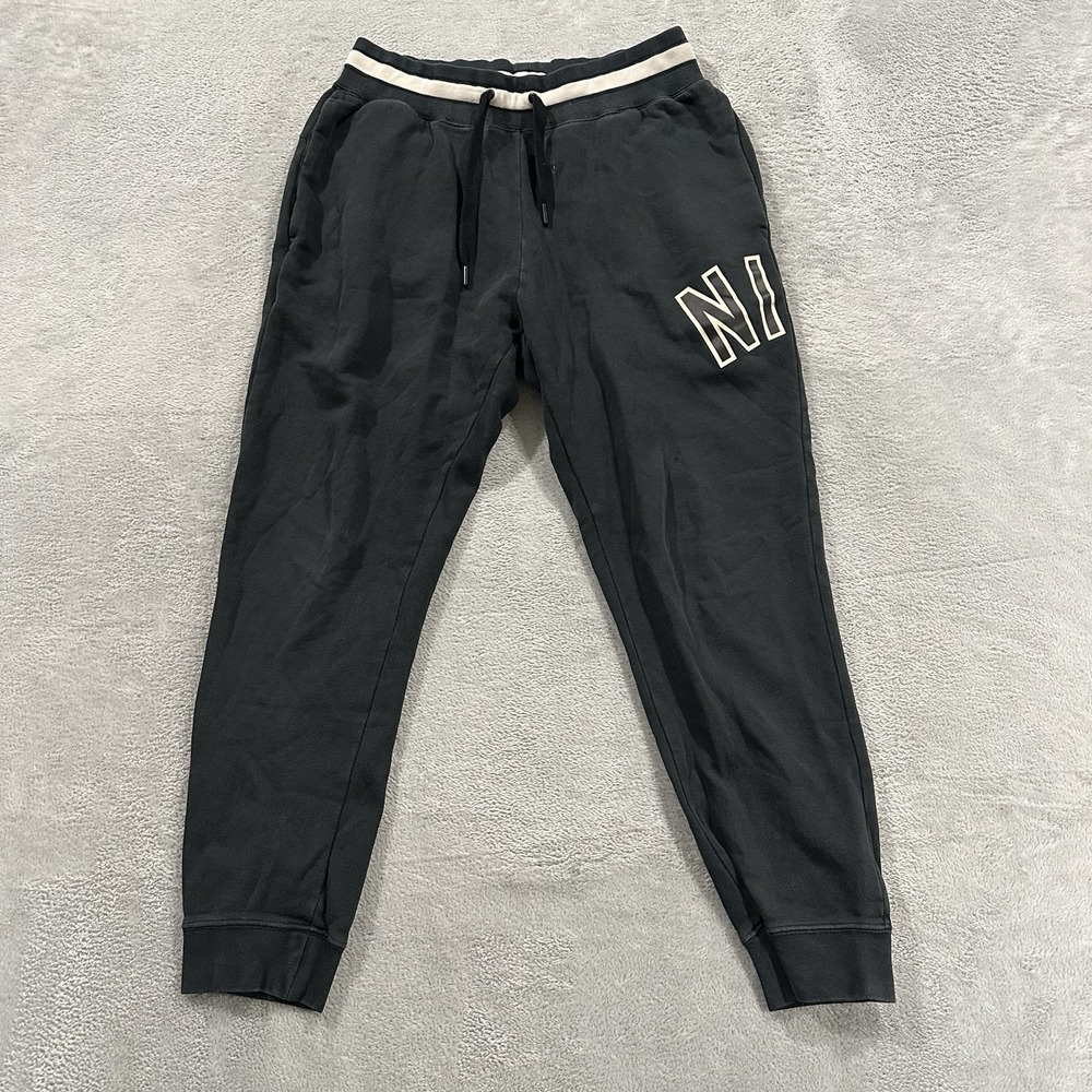 Nike Sweatpants Men's M Black Baggy Activewear Lounge Y2K Streetwear